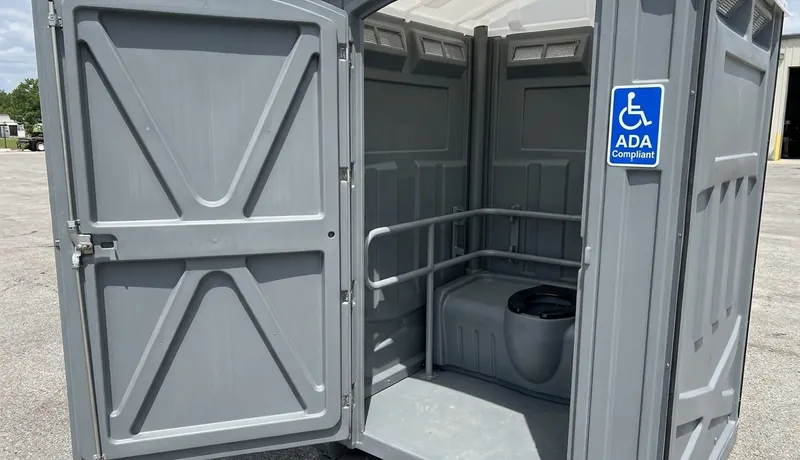 ADA-Compliant Porta Potty construction deployment in Celina, Tx