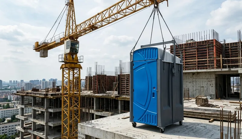 High-Rise Porta Potty in Celina, Tx