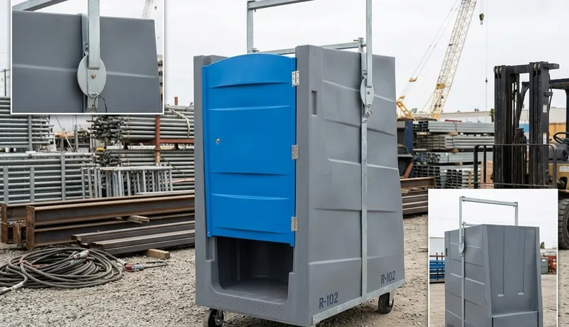High-Rise Porta Potty clean interior in Celina, Tx