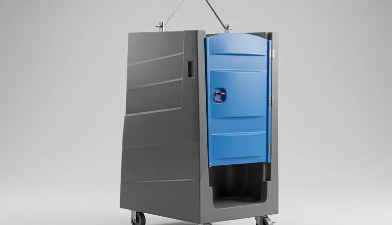 High-Rise Porta Potty delivery to site in Celina, Tx
