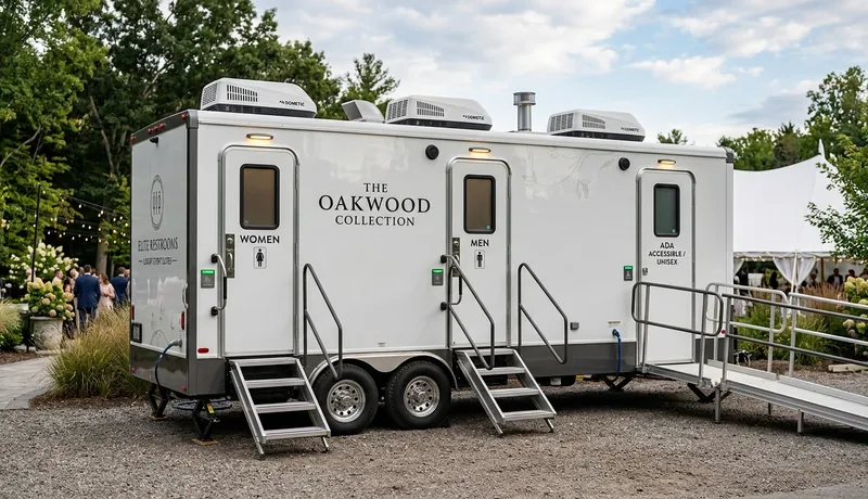 Restroom Trailer rental unit in Celina, Tx