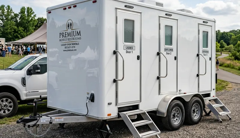 Restroom Trailer delivery to site in Celina, Tx