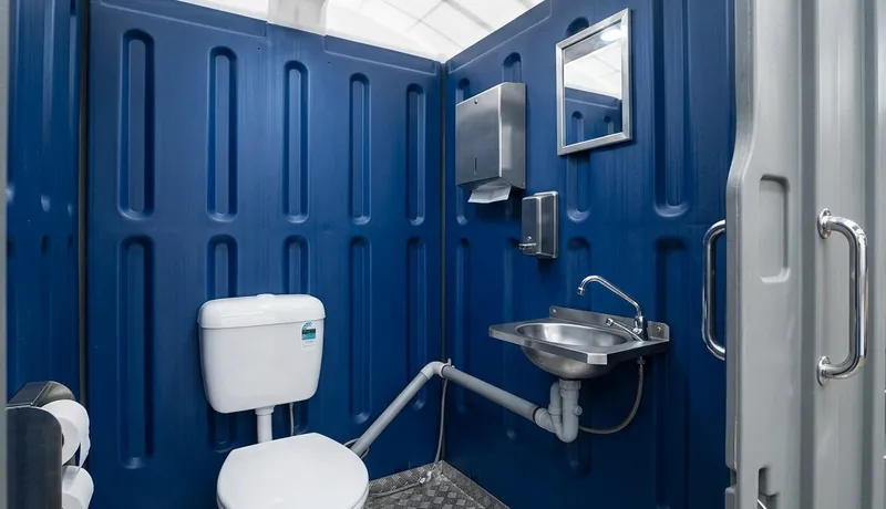Sewer-Connected Portable Toilet in Fayetteville, AR