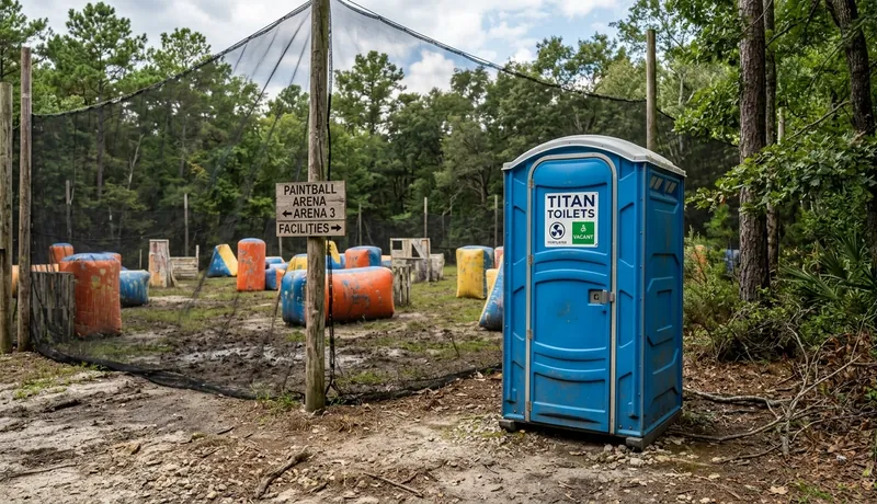 Standard Porta Potty on-site placement in Celina, Tx