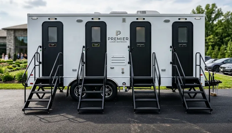 VIP Restroom Trailer construction deployment in Celina, Tx
