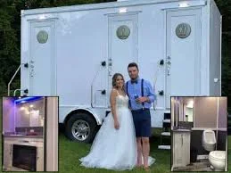 Wedding Restroom Package event setup in Celina, Tx